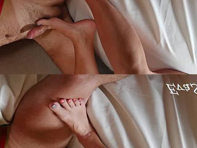 2 twats and my feet. Your dong won't final lengthy