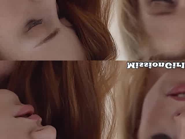 Youthful Mormon lesbos licking vagina and vibrator screwing