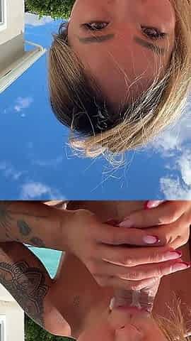 Tattooed Baddie Neighbor Gets Fucked and Folded by Big Dick Neighbor Jmac