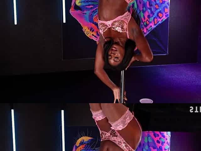 Nicole Kitt Dances and Rides Large White Penis POV - StripPOV