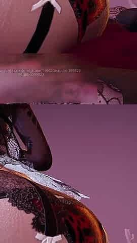 C038 a Man Is Restrained in a Toy and Is Sat on the Face by a Woman's Big Ass