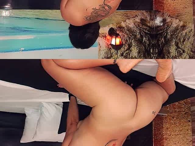 lunabigbooty rounds deepthroat on taut vagina