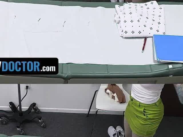 Breasty Patient Gets Fertility Test In The Doctors Office - Perv Doctor