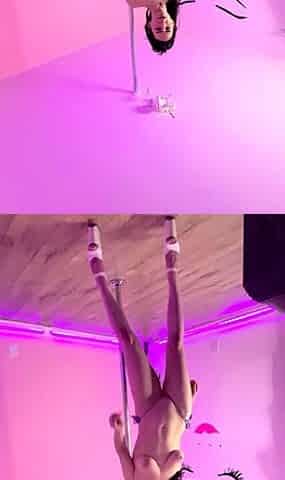 Amateur striptease and Solo masturbation