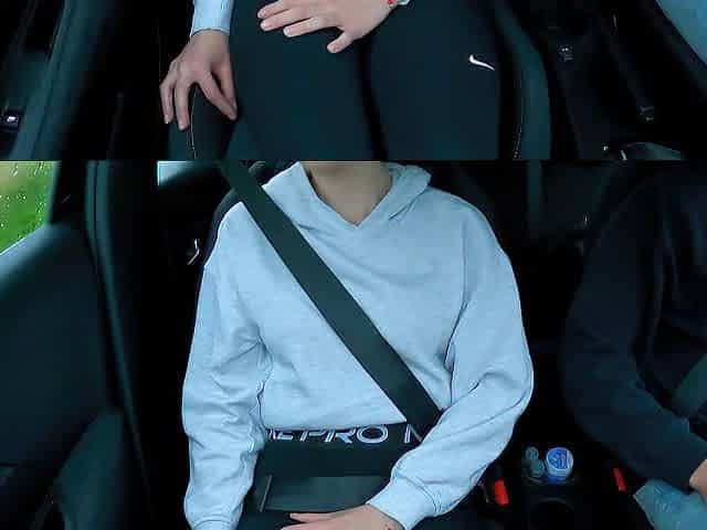 After the driving lesson, things got hawt inside the car