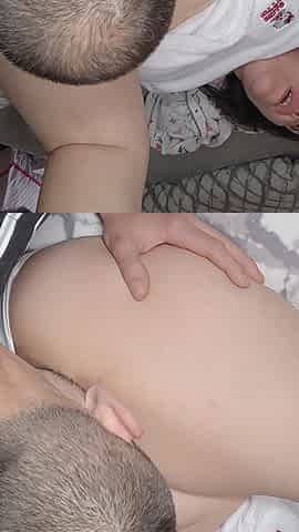 MILF Stepmom Receives Creampie From Her Stepson in Her Hairy Pussy