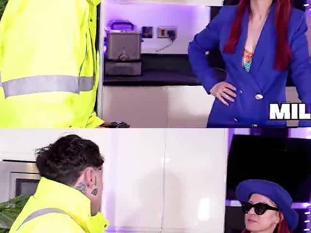MilfAf- Redhead Firegirl Negotiates Kitchen Reno with Hardcore Pound