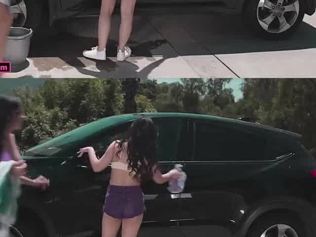 Stepsisters Kylie Rocket And Lulu Chu Are Soaking Wet