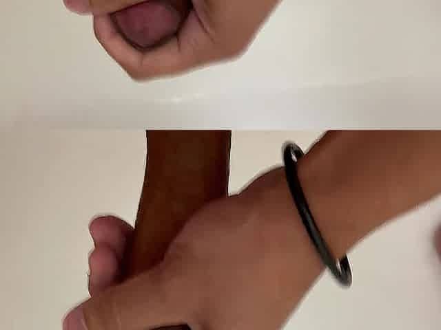 Cuming previous to my girlfriend arrives home to give her the most good night ????