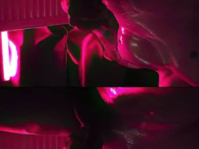 Real Lustful oiled chap wanking his hard penis, dreamming about u