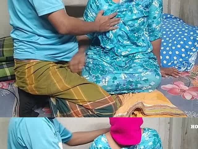 Village Desi Wife with Husband First Time Tightpush