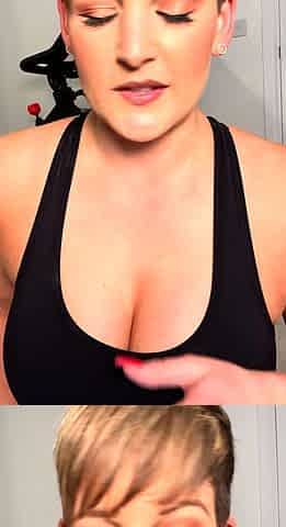 Big boobs milf masturbates with her dildo