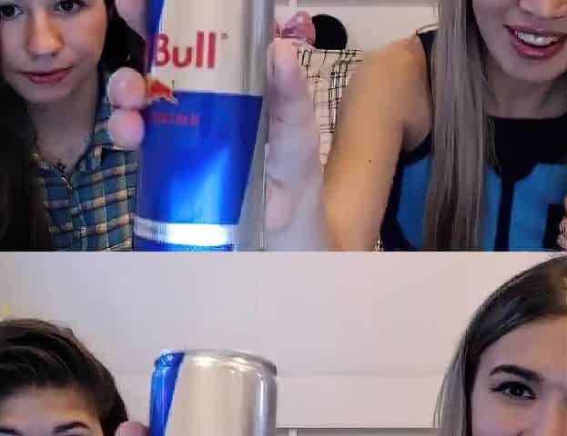 Long-Haired Lesbian Amateur Webcam Striptease