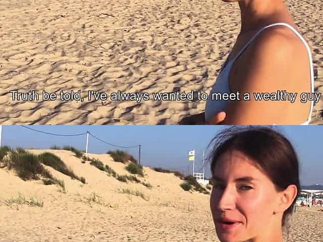 I picked up a Ukrainian angel on the beach and quickly drilled her in the bushes