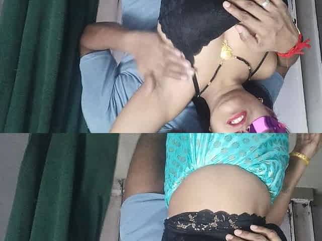 Big Tits Indian MILF Bhabhi Seducing Husband