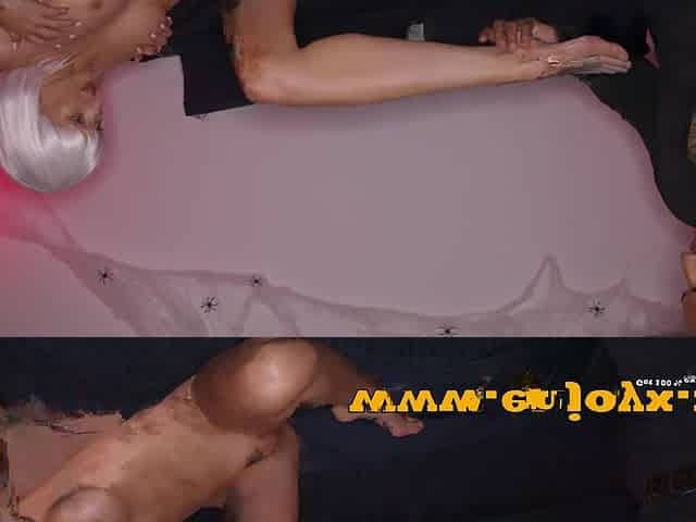 Halloween cosplay of White Witch Stacy Cruz and Black Demon Leo Santos - now that's a warm hard-core porn!