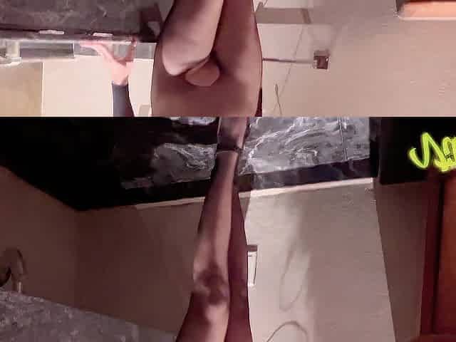Skinny beauty in full underware screwing like eager - large booty
