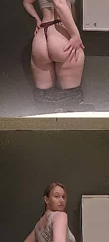 Public restroom masturbation