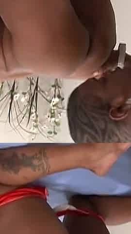 This Big Booty Bitch Wanted to Get a Big Black Dick Deep Inside Her Cunt.
