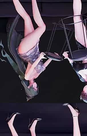 [mmd]brave Girls-rollin', Couple Dance, Korean Dance, Lingerie, Striptease