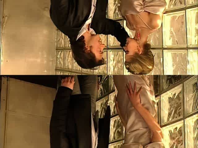 Blonde girls does handjob and blowjob