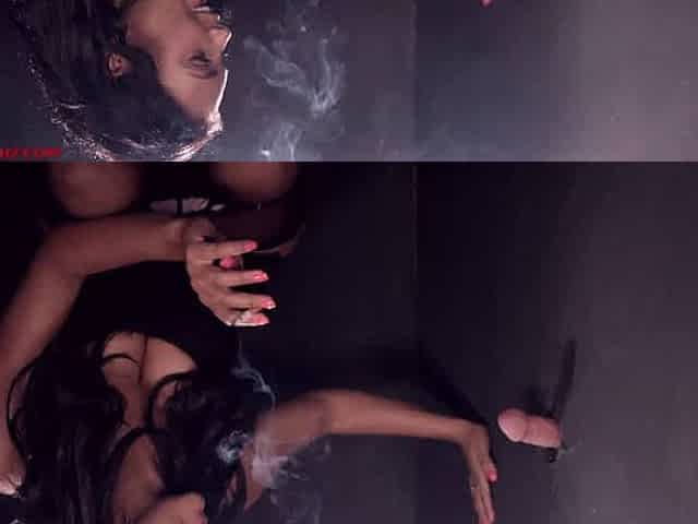 Emma Leigh smoking gloryhole