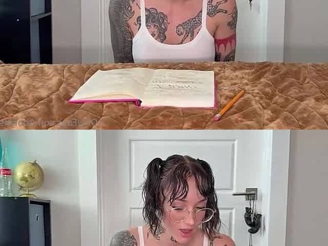 Hot nerd girl breathtaking adult video