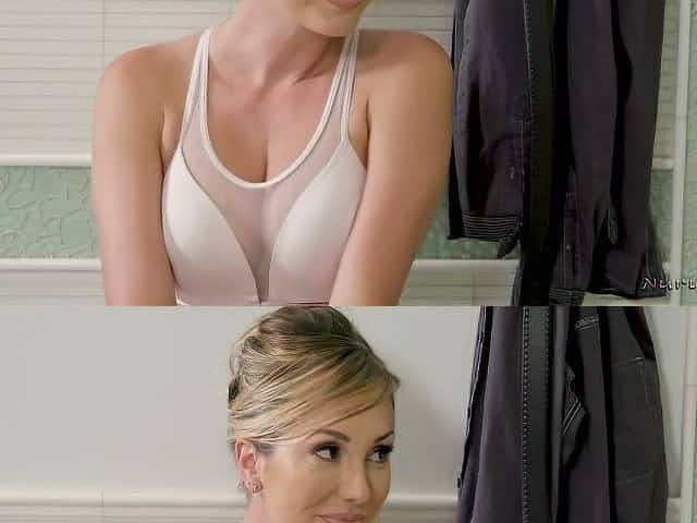 Fantastic erotic massage with awesome and hot like fire Brett Rossi