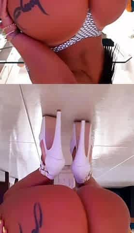 Sexy teen ebony solo toy masturbation