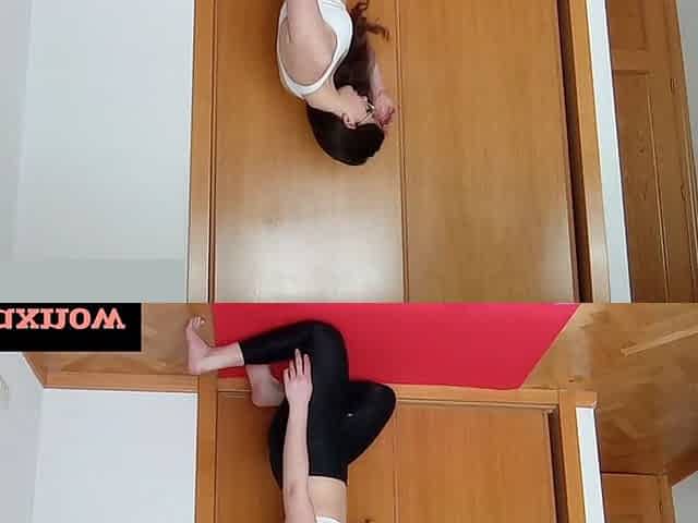 Yoga Pants Session and Latex Gloves in My Pussy Fetish