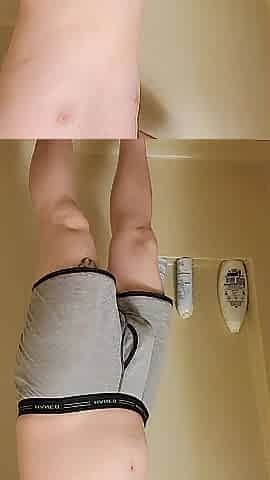Peeing in my fresh apartment