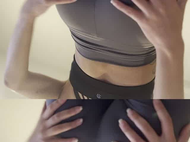 Grey Shorts on Hot Asian