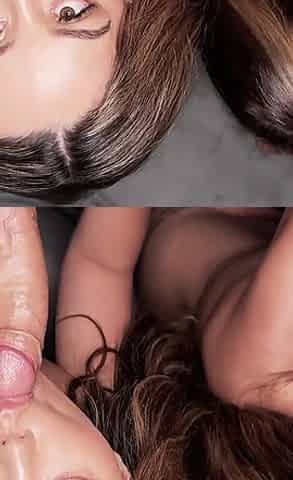 Two Busty MILFs Share Big Cocks and Warm Cum