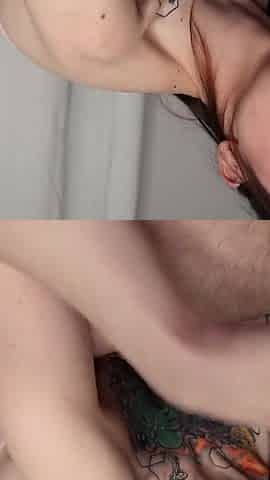 Swallowing His Cock Till He Cums in the Back of My Throat