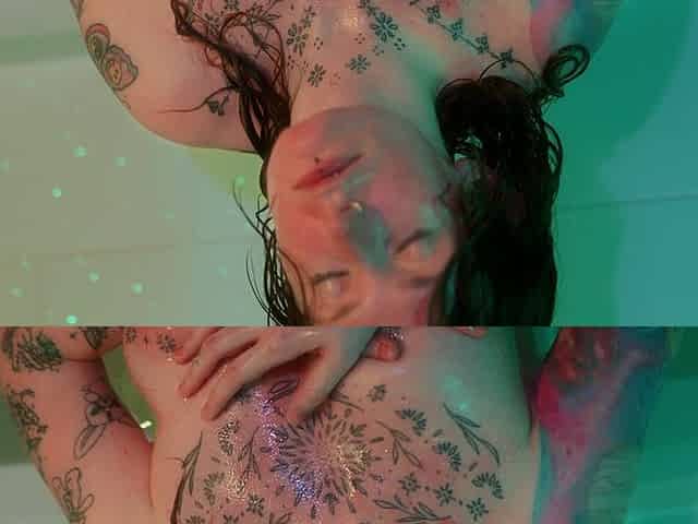 Bath Ritual Turns to Hard Dildo Riding & Intense Orgasm