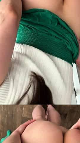Amateur brunette teen blowjob and cumshot