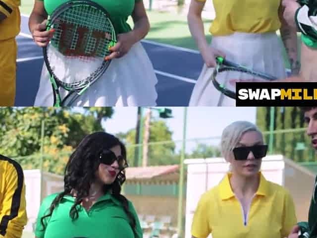 Stepmoms Aid Focus on Properly Learning how To Play Tennis - Swapmilf