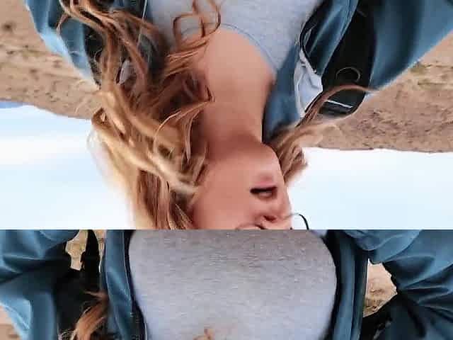 True Amateurs - Nature Hottie with Glasses Gets Facial by the Lake