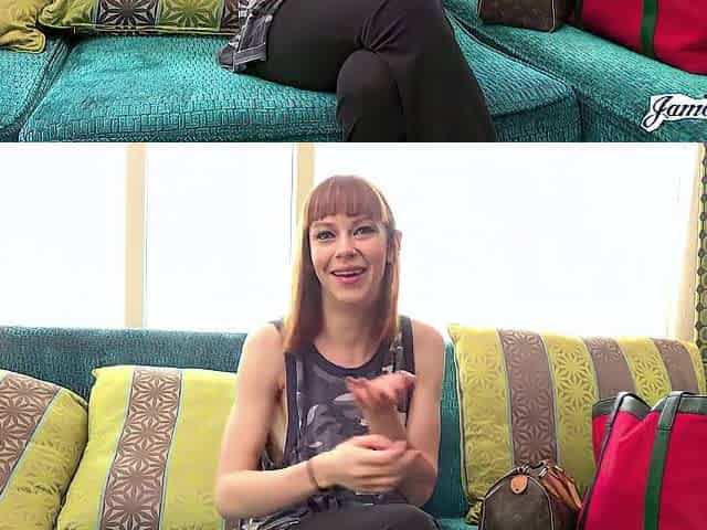 Jamesdeen - all Natural Redhead Alexa Nova Casting Daybed Sex with Large White Penis