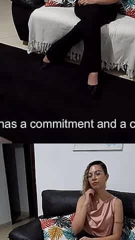 Hot Wife Goes to Interview and Cheats on Her Husband to Get the Job.