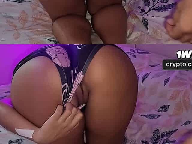 Perfect girlfriend has a sexy donk and enjoy to gape it. Anal Creampie