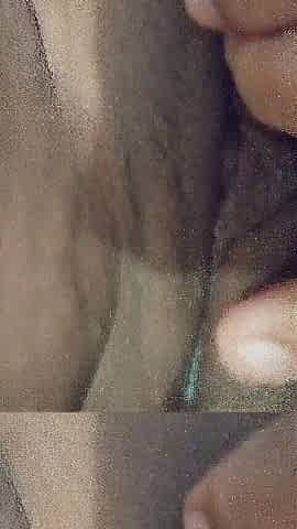 Cumming close up view