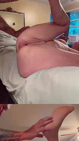 Mature Wife Bonemaiden Gets Her Beautiful Ass and Pussy Eaten, Toes Suck and Slow Fucked