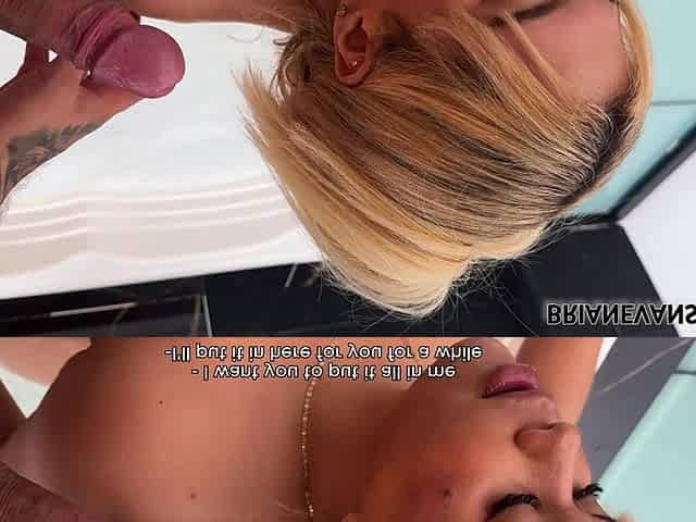 Dezire Gonzalez Is a Horny Blonde with a Big Ass Who Invites Me to Fuck in the Jacuzzi - Brian Evansx