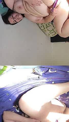 big beautiful woman bangs herself when that babe's home alone