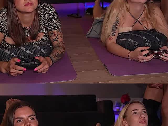 Gaming With Roommates My Penis Sliding In One as well as the other Snatches Nonstop