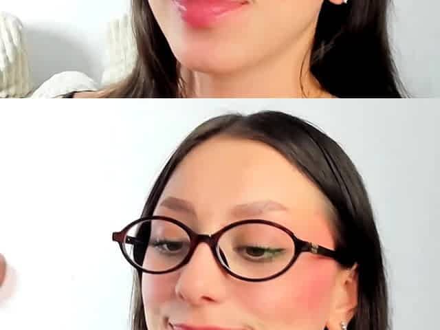 Nerdy Chick Pleasures Her BF with a Steamy Blowjob