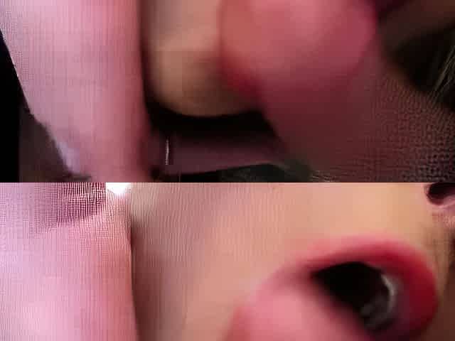 In the lounge - double throat fuck and fcialization