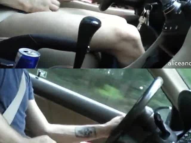 Jerking Off In The Car