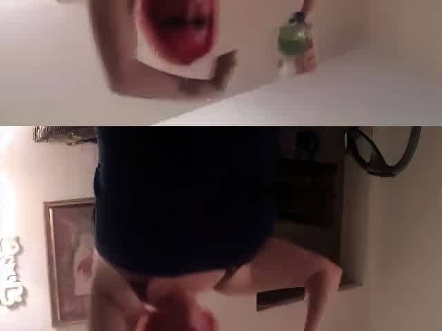 Sexy amateur girl striptease webcam